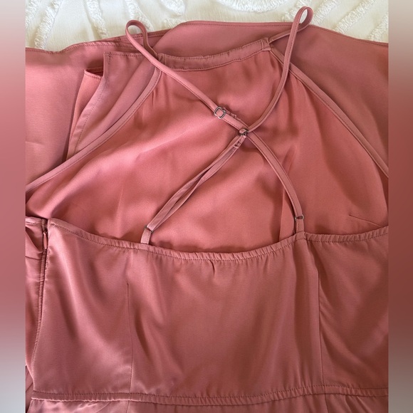Abercrombie & Fitch Coral halter dress - Picture 4 of 5